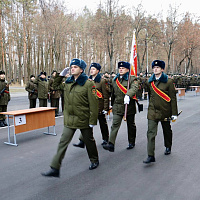 Торжественный ритуал принятия Военной присяги в Военной академии Республики Беларусь