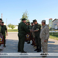 Розыгрыш практических действий воинских частей и подразделений транспортных войск