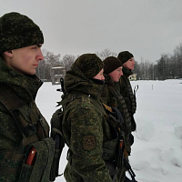 Занятия по огневой подготовке с военнослужащими 120 омбр