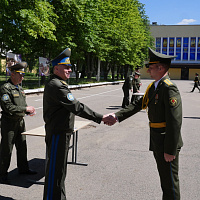 Торжественное вручение юбилейной медали «80 лет освобождения Республики Беларусь от немецко-фашистских захватчиков»