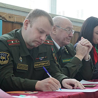 Военнослужащие 36 дмостбр приняли участие в конкурсе «Смотр строя и песни — 2025»