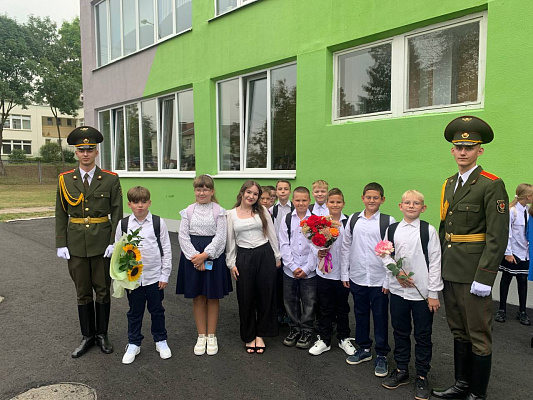 Военнослужащие 361 боо (ЦОВУ) провели урок мира для школьников