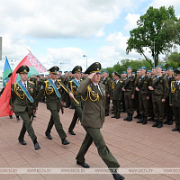 Около 500 новобранцев-десантников приняли присягу в Витебске 