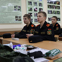 Воспитанники МСВУ посетили Военную академию Республики Беларусь