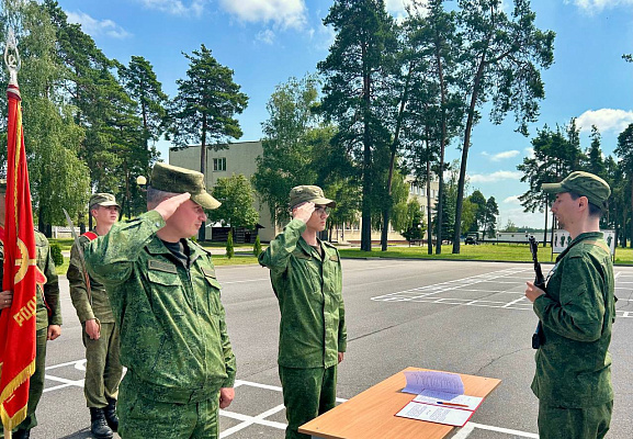 Сборы с военнообязанными в инженерном полку СЗОК