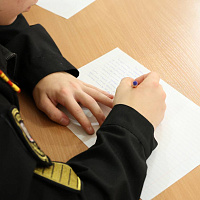 Суворовцы МСВУ написали республиканский диктант «Дзень народнага адзінства»