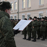 Гвардейцы произнесли слова клятвы на верность Родине