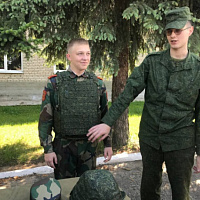 Военнослужащие в/ч 29969 продолжают активно участвовать в военно-патриотическом воспитании учащейся молодёжи 