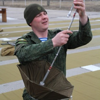 Зачетная сессия со специалистами воздушно-десантной службы