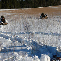 Занятия по инженерному оборудованию позиций 