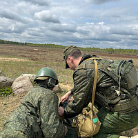 С военнослужащими инженерного полка СЗОК проведены занятия по огневой подготовке