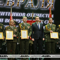 Торжественное собрание в Гродненском гарнизоне