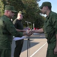 В 120-й отдельной гвардейской механизированной бригаде завершились сборы с военнообязанными