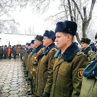 Митинг, посвященный празднованию Дня ракетных войск и артиллерии