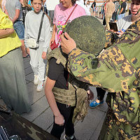 Военнослужащие 103 овдбр организовали выставку для детей