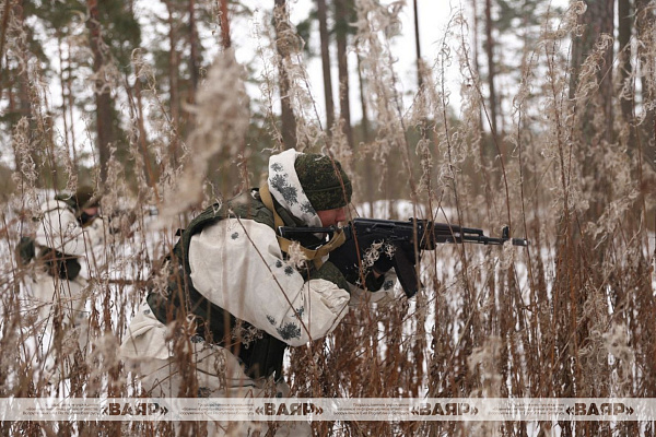 Занятия по тактической подготовке с военнослужащими 120 омбр
