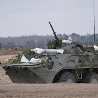 Боевые стрельбы взводов на полигоне Брестский