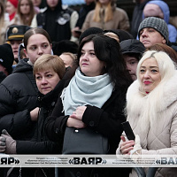 Военную присягу приняли новобранцы 361-й базы охраны и обслуживания