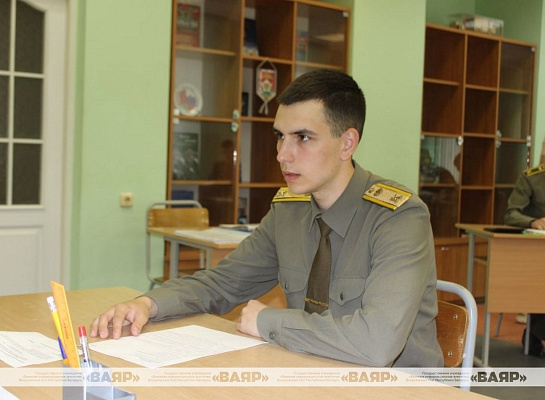 Государственный экзамен на военном факультете в ГрГУ имени Янки Купалы
