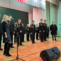 Минские суворовцы посетили одну из школ в Столбцах