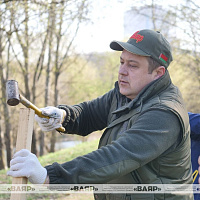 Сотрудники Военного информационного агентства «Ваяр» приняли участие в республиканском субботнике