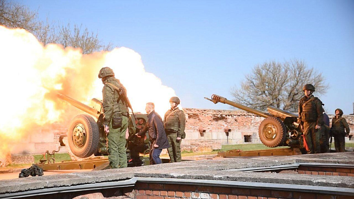 В Бресте состоялась церемония военно-патриотического проекта «Выстрел памяти»
