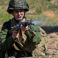 Комплексное тактическое занятие с военнослужащими нового пополнения