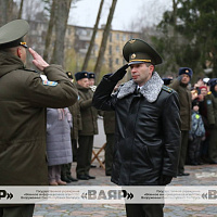 Военную присягу приняли новобранцы 50-й смешанной авиабазы и 49-й радиотехнической бригады