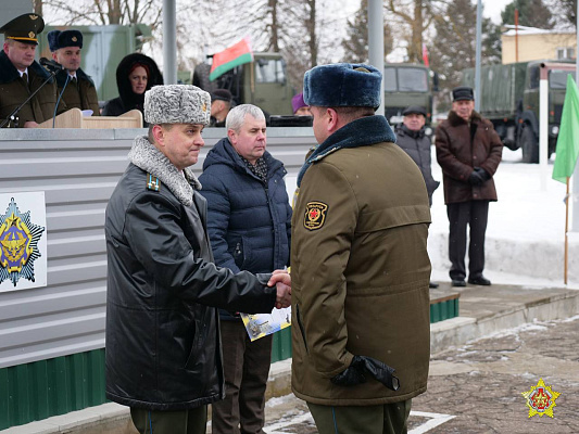 Торжественные мероприятия в 8-й радиотехнической бригаде  