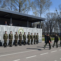Чествование военнослужащих в кинологическом центре Вооружённых Сил