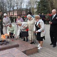 Митинг, посвященный Международному дню освобождения узников фашистских концлагерей