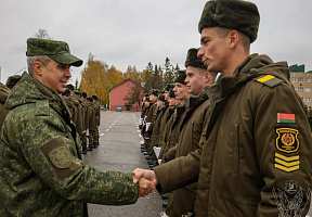 Чествование военнослужащих, выслуживших установленные сроки военной службы
