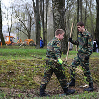 Гродненцы также приняли участие в республиканском субботнике