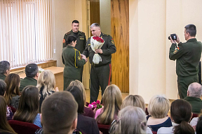 В Тыле Вооружённых Сил прошло торжественное мероприятие, посвящённое празднованию Дня женщин