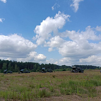 Продолжается полевой выход одного из подразделений 11 омбр