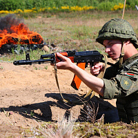Комплексные контрольные занятия с военнослужащими 11 омбр