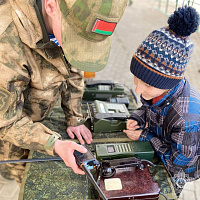 Военнослужащие продолжают активно участвовать в военно-патриотическом воспитании молодёжи