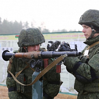 Сбор по боевой подготовке военнослужащих прошел в учебном центре Военной академии