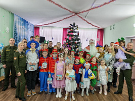 Военнослужащие 72 ОУЦ приняли участие в акции «Наши дети» 