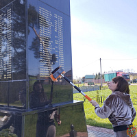 В день субботника – дань памяти героям