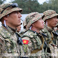 Генерал-майор Вадим Денисенко поздравил кыргызских военнослужащих с Днём Независимости