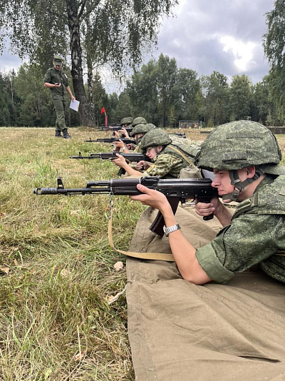 Занятие по огневой подготовке