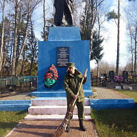 Зенитчики приняли участие в республиканском субботнике 