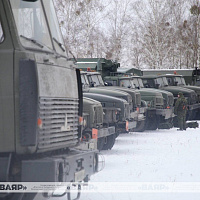 Подразделение механизированной бригады Западного оперативного командования прибыло в район сосредоточения