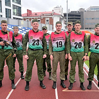 Завершился чемпионат воинских частей, подчинённых центральным органам военного управления, по военному троеборью
