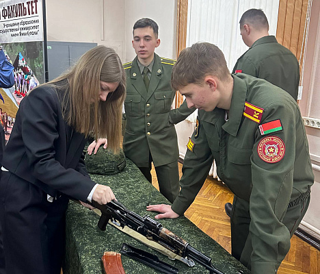 День открытых дверей на военном факультете в ГрГУ имени Янки Купалы
