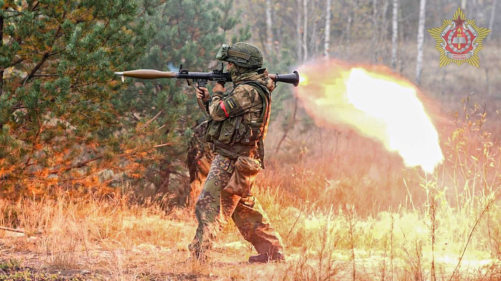 С курсантами Военной академии прошло комплексное занятие