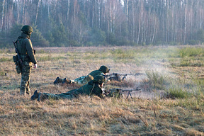 С военнослужащими 11 омбр прошло занятие по огневой подготовке