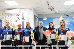 Чествование национальной команды Республики Беларусь по парашютному спорту