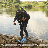 Тактико-специальное занятие по наведению понтонной переправы на реке Днепр